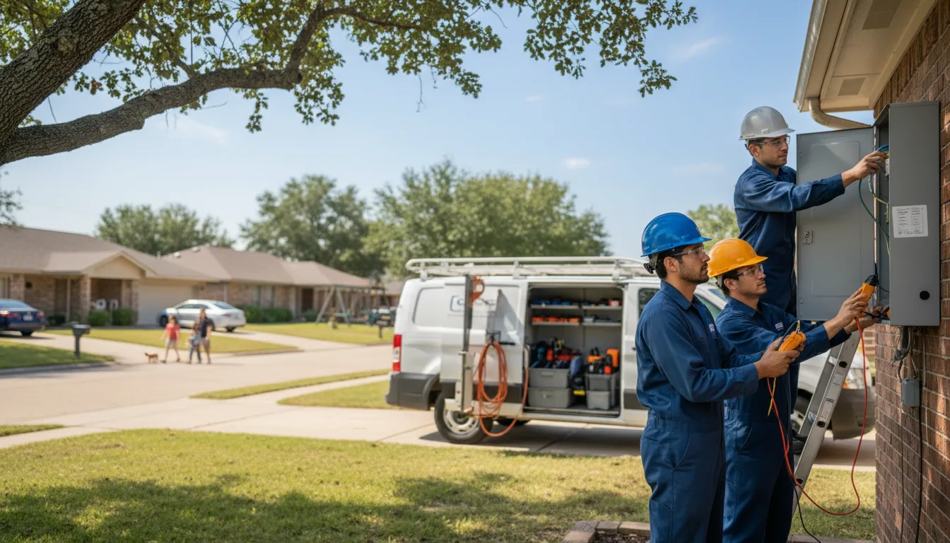 Certified electrician providing emergency electrical services in Bradley, CA